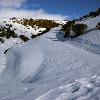 Camino de nieve