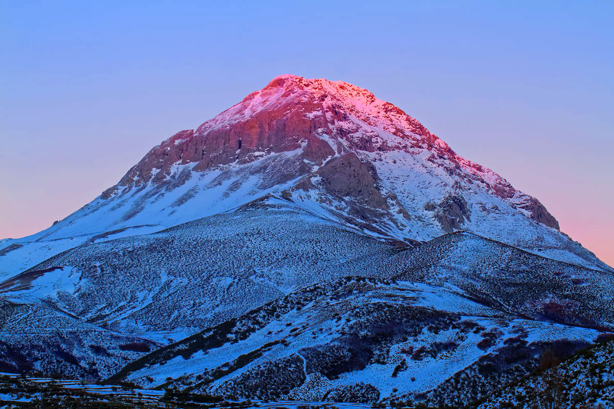 Alpenglow en el Espigüete