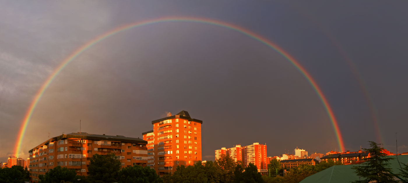Arco iris sobre Valladolid