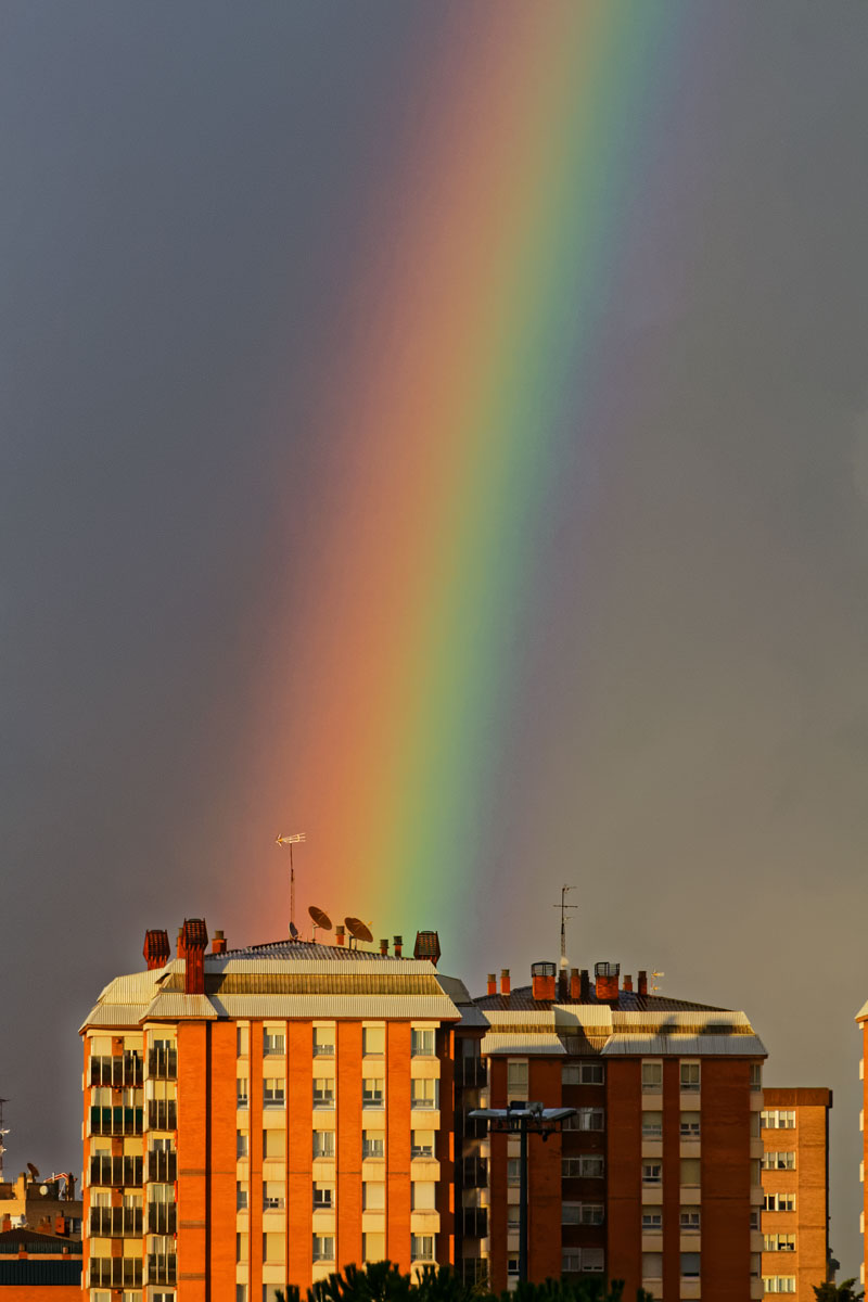 Arco iris sobre Valladolid