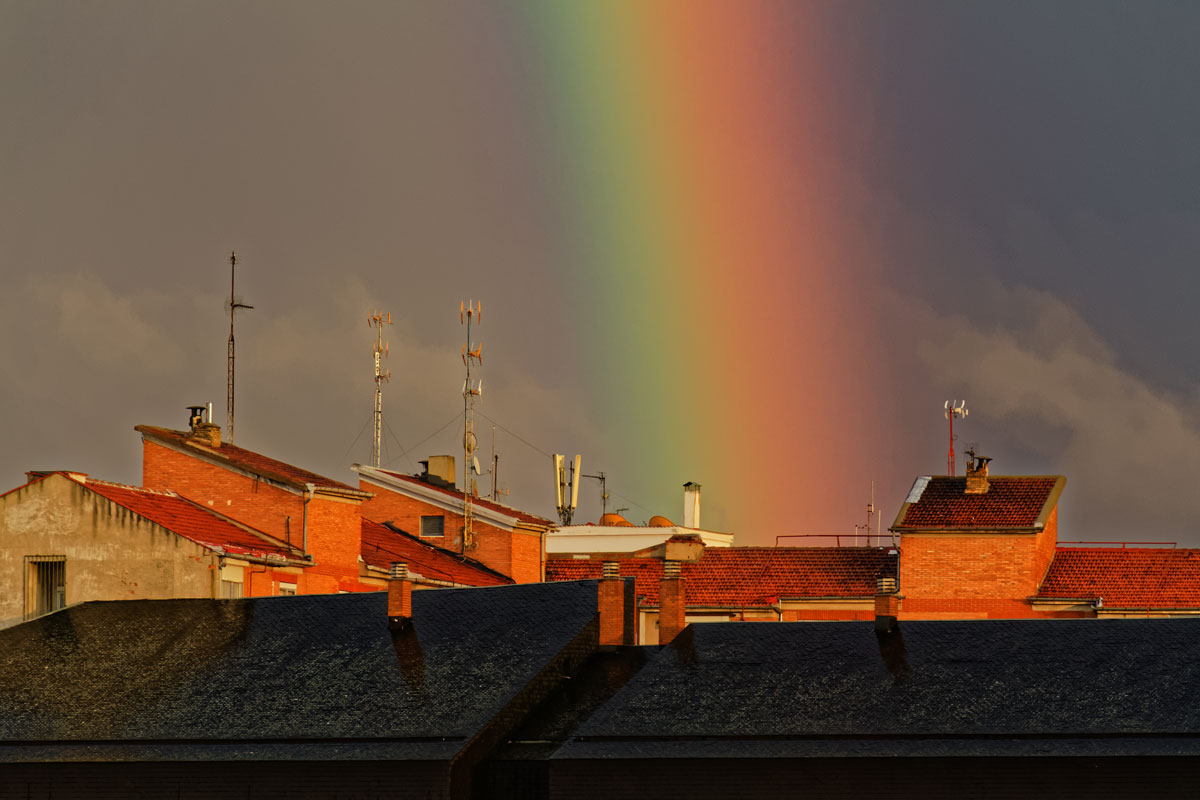 Arco iris sobre Valladolid