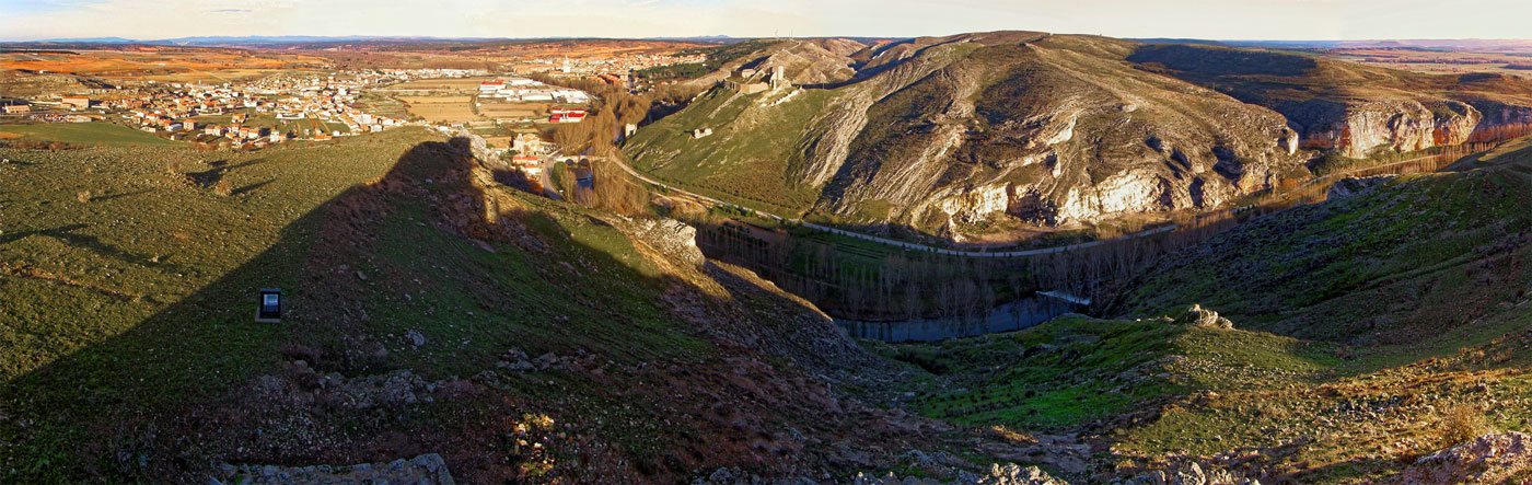 Vistas desde la atalaya de Uxama