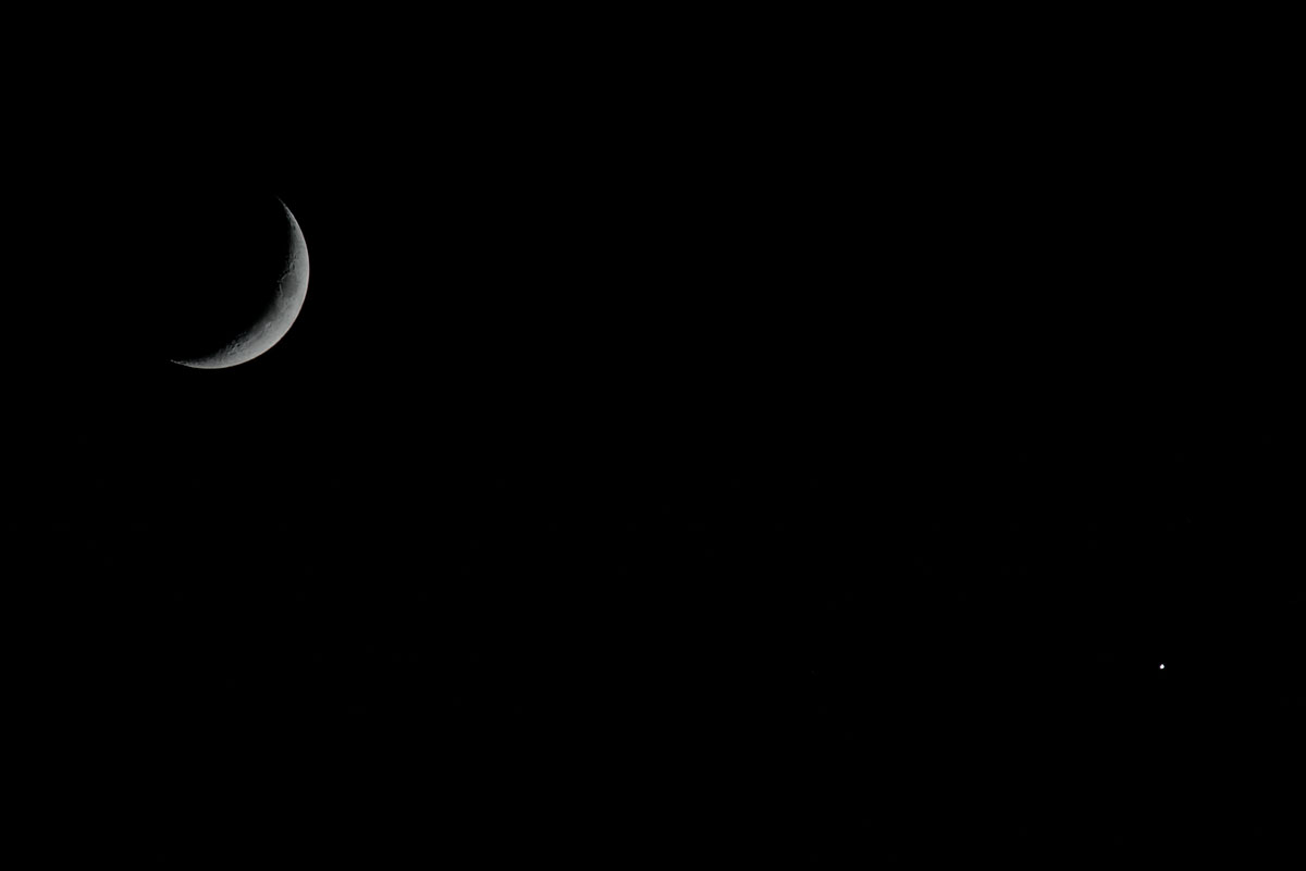 La Luna y Venus